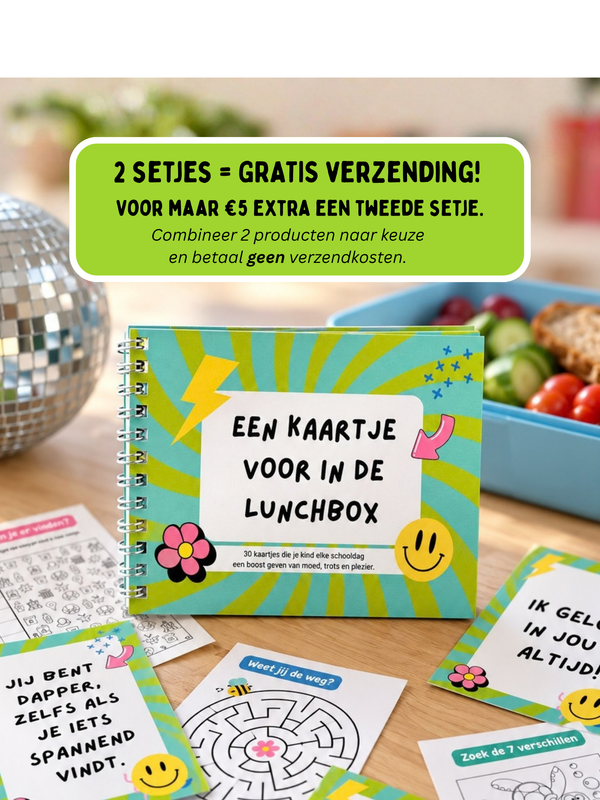 Lunchbox Affirmatiekaartjes| Terug op voorraad!