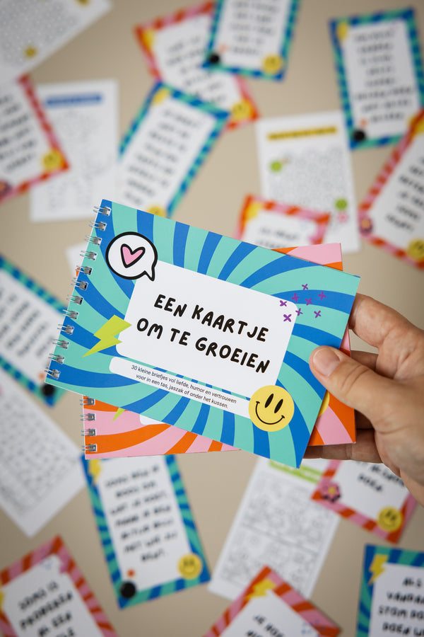 Kaartjes om te groeien | Blauw/ groen