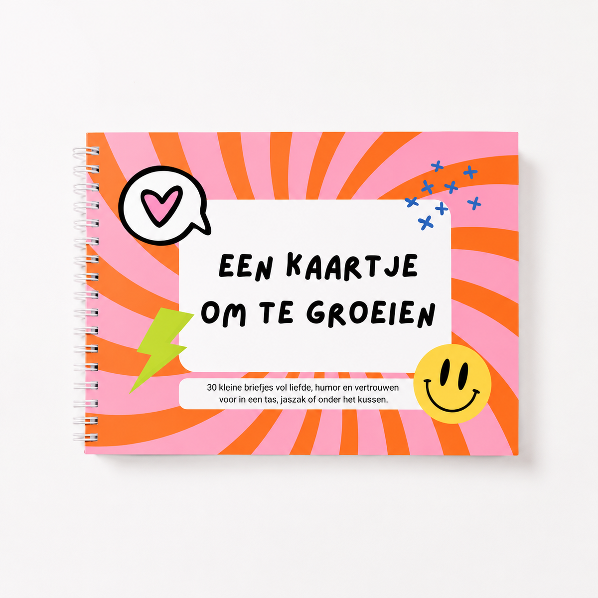 Kaartjes om te groeien | Roze/ Oranje