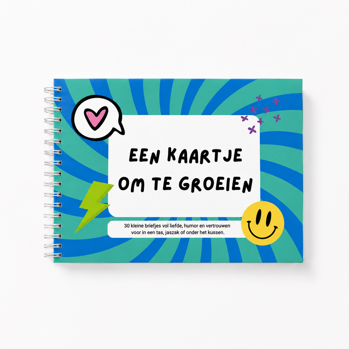 Kaartjes om te groeien | Blauw/ groen