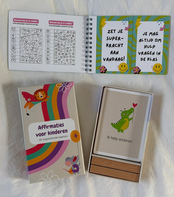 Combi-deal: Affirmatiekaarten + Lunchboxkaartjes (bespaar 5€)