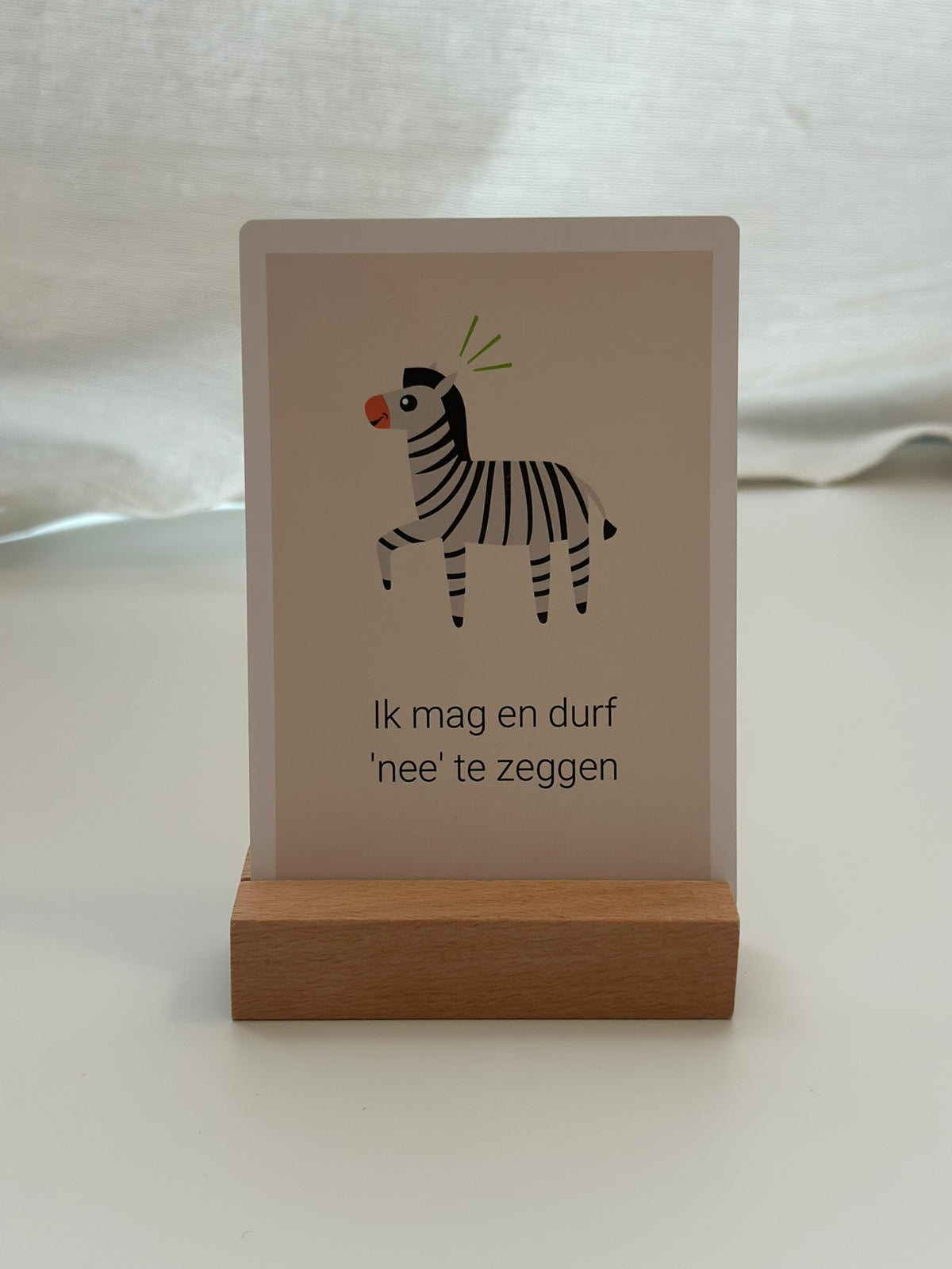 Extra houten houder voor Affirmatiekaarten