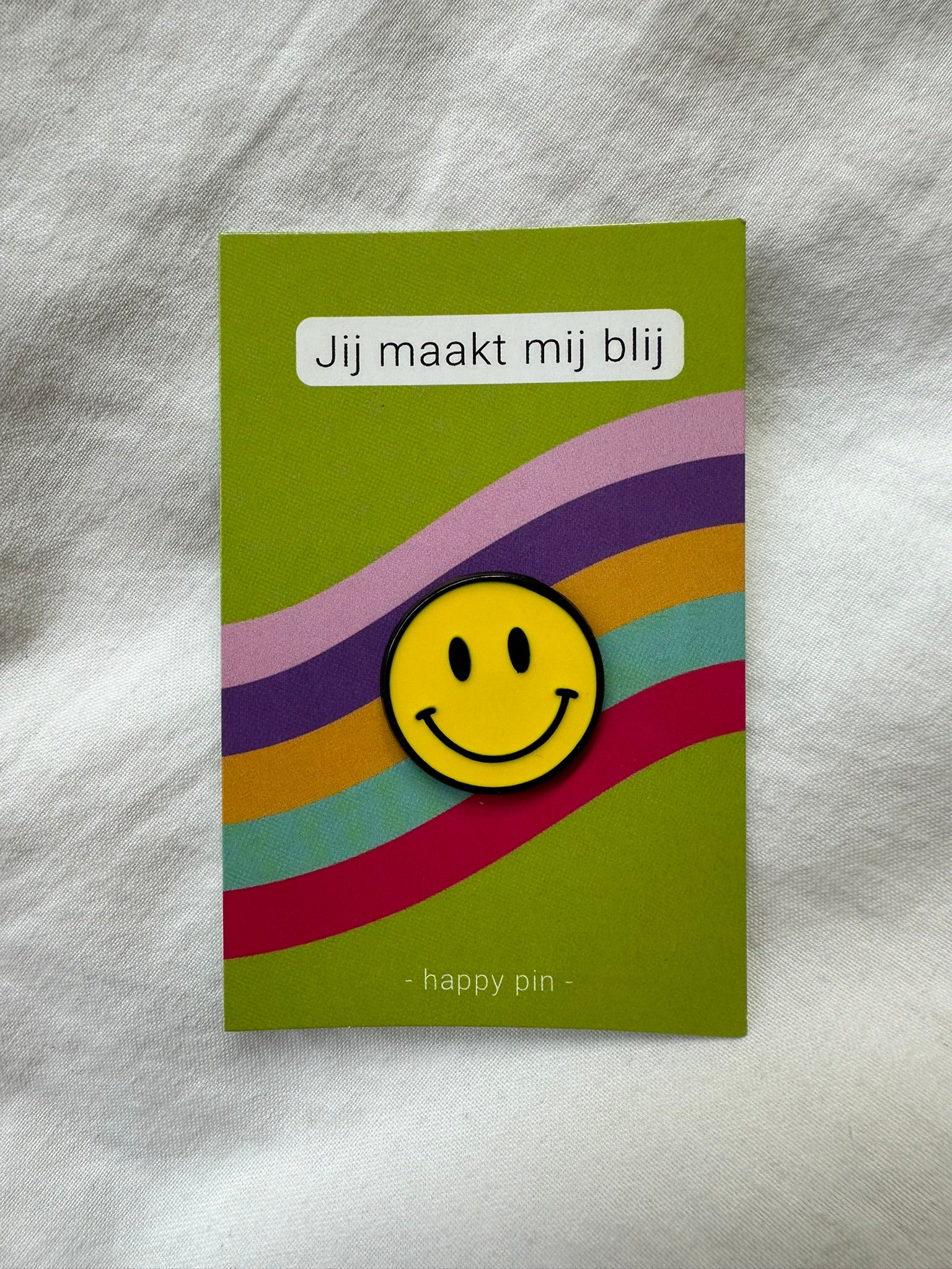 Pin/speldje | Jij maakt mij blij - Smiley